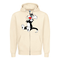 Sandshell sylvester cat Zipper Hoodie - linhVisuals