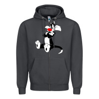 Smoke sylvester cat Zipper Hoodie - linhVisuals