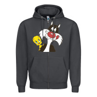 Smoke tweety and sylvester Zipper Hoodie - linhVisuals