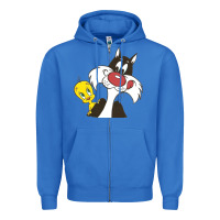 True Royal tweety and sylvester Zipper Hoodie - linhVisuals