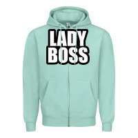 Seafoam Lady boss... Zipper Hoodie - linhVisuals