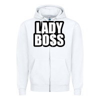 White Lady boss... Zipper Hoodie - linhVisuals