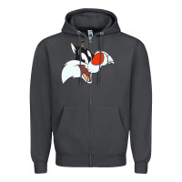 Sylvester  Face Zipper Hoodie | Teevron
