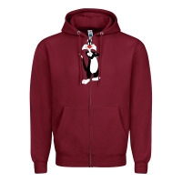 Sylvester Cat Zipper Hoodie | Teevron
