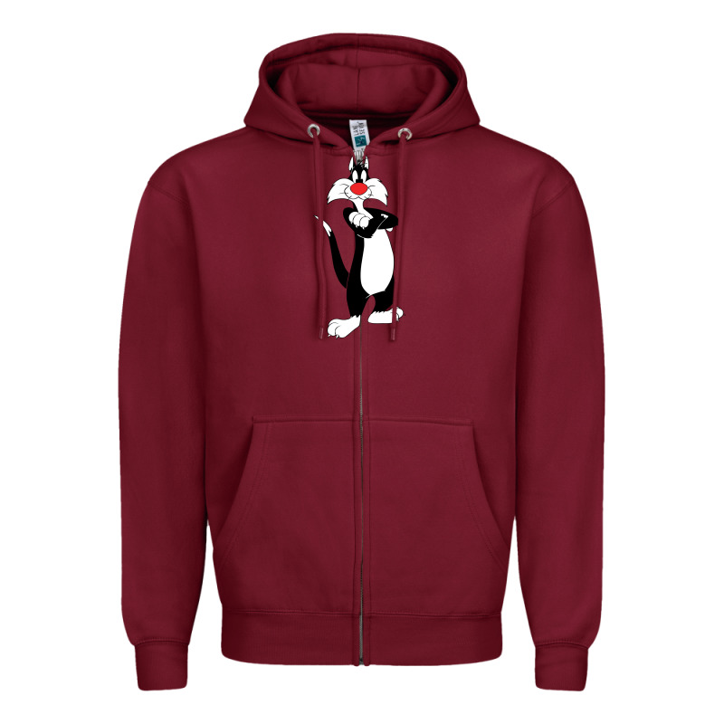 Sylvester Cat Zipper Hoodie by linhVisuals | Teevron