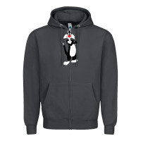 Smoke sylvester cat Zipper Hoodie - linhVisuals