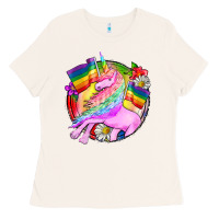 Bone Pride unicorn Ladies Tee - FaDigitalArtStudio