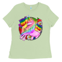 Matcha Pride unicorn Ladies Tee - FaDigitalArtStudio