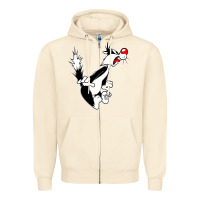 Sandshell sylvester cat Zipper Hoodie - linhVisuals