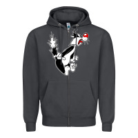 Smoke sylvester cat Zipper Hoodie - linhVisuals