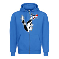 True Royal sylvester cat Zipper Hoodie - linhVisuals