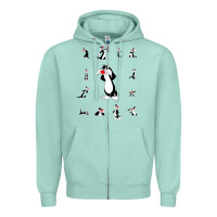 Seafoam sylvester cat Zipper Hoodie - linhVisuals