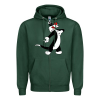 Sports Green sylvester cat Zipper Hoodie - linhVisuals