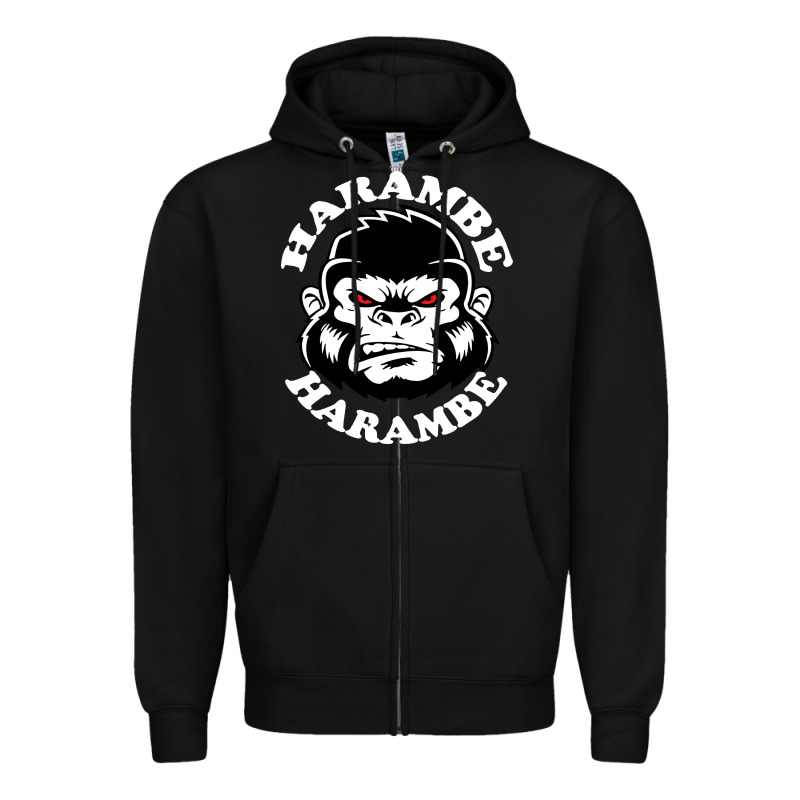 Harambe Zipper Hoodie by linhVisuals | Teevron