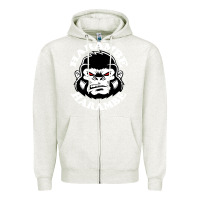 Oatmeal Heather harambe Zipper Hoodie - linhVisuals