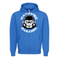 True Royal harambe Zipper Hoodie - linhVisuals