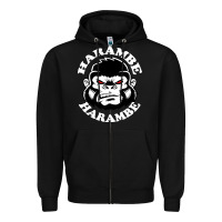 Harambe Zipper Hoodie | Teevron