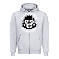 Heather Grey harambe Zipper Hoodie - linhVisuals