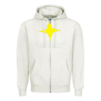 Oatmeal Heather undertale   determination point Zipper Hoodie - linhVisuals