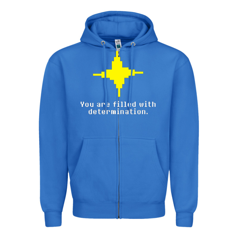 Undertale   Determination Point Zipper Hoodie by linhVisuals | Teevron