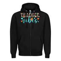 Black teacher vibes Zipper Hoodie - JahusDesignShop