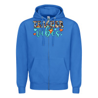 True Royal teacher vibes Zipper Hoodie - JahusDesignShop