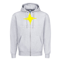 Heather Grey undertale   determination point Zipper Hoodie - linhVisuals