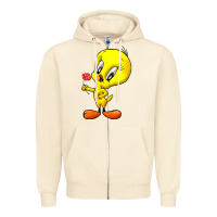 Sandshell tweety Zipper Hoodie - linhVisuals