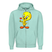 Seafoam tweety Zipper Hoodie - linhVisuals