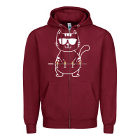 Burgundy foosball t  shirt foosball table soccer t  shirt Zipper Hoodie - linhVisuals