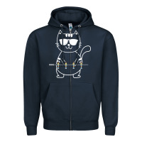 Navy foosball t  shirt foosball table soccer t  shirt Zipper Hoodie - linhVisuals