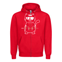 Red foosball t  shirt foosball table soccer t  shirt Zipper Hoodie - linhVisuals