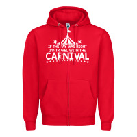 Red carnival Zipper Hoodie - linhVisuals