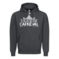 Smoke carnival Zipper Hoodie - linhVisuals