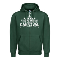 Sports Green carnival Zipper Hoodie - linhVisuals