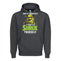 Smoke sh.rek check yourself before you sh.rek yourself t shirt Zipper Hoodie - linhVisuals