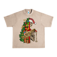 French Oak sorta merry sorta scary skeleton Urban Heavy Tee - FaDigitalArtStudio