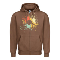 Chestnut ping pong t  shirt p i n g p o n g i n k s p l a s h t  shirt Zipper Hoodie - linhVisuals