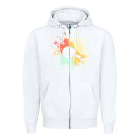 White ping pong t  shirt p i n g p o n g i n k s p l a s h t  shirt Zipper Hoodie - linhVisuals