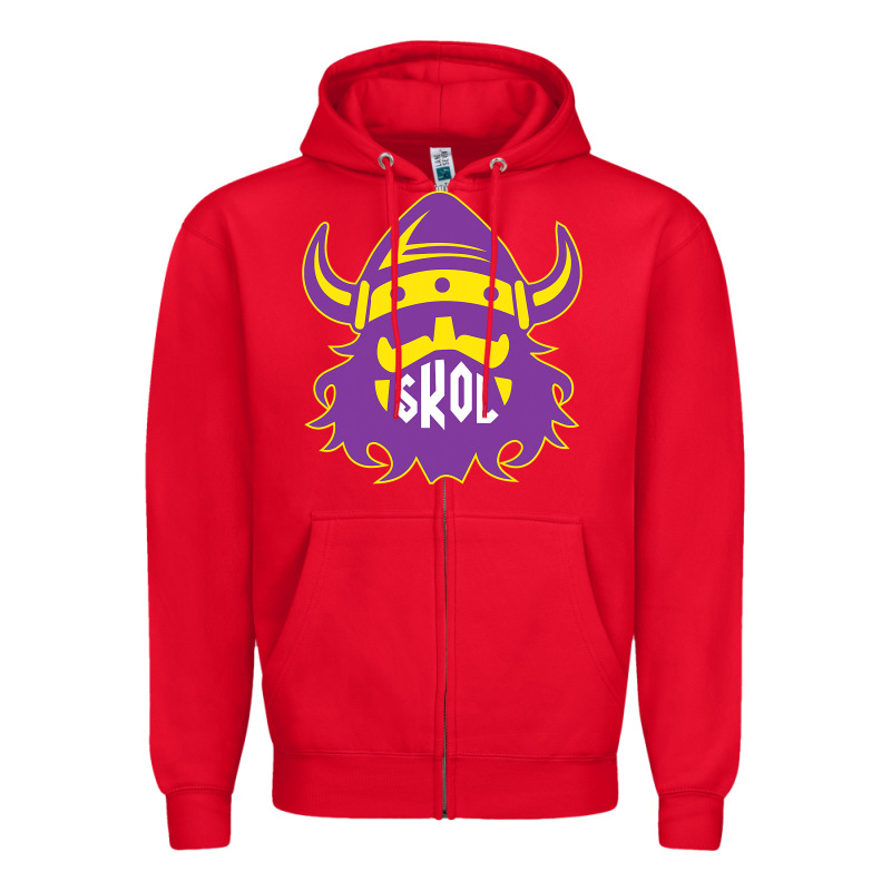 Skol Nordic Viking Helmet Shirt Zipper Hoodie by linhVisuals | Teevron
