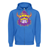 True Royal skol nordic viking helmet shirt Zipper Hoodie - linhVisuals