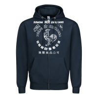 Navy sriracha official hot chili sauce men's graphic Zipper Hoodie - linhVisuals