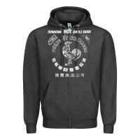 Charcoal Heather sriracha official hot chili sauce men's graphic Zipper Hoodie - linhVisuals