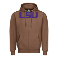 Chestnut lsu sport Zipper Hoodie - linhVisuals