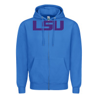 True Royal lsu sport Zipper Hoodie - linhVisuals