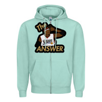 Seafoam sixers the answer Zipper Hoodie - linhVisuals