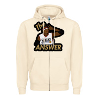 Sandshell sixers the answer Zipper Hoodie - linhVisuals