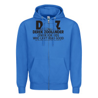 True Royal derek zoolander Zipper Hoodie - linhVisuals
