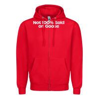 Red womens not 100 sold on goose v neck t shirt Zipper Hoodie - linhVisuals