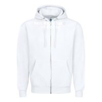 White womens not 100 sold on goose v neck t shirt Zipper Hoodie - linhVisuals